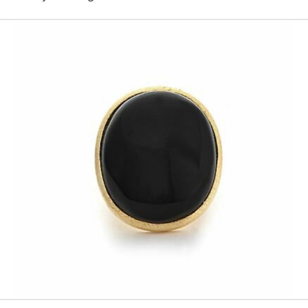 Rivka Friedman Onyx Gold Ring